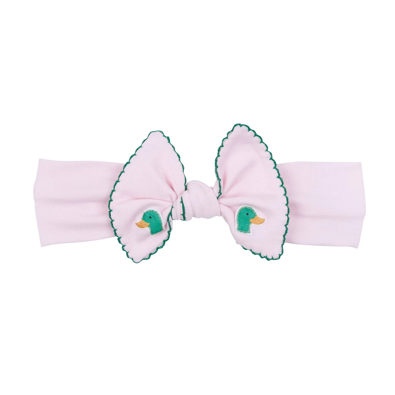 Mini Mallard Embroidered Headband - Doodlebug's Children's Boutique
