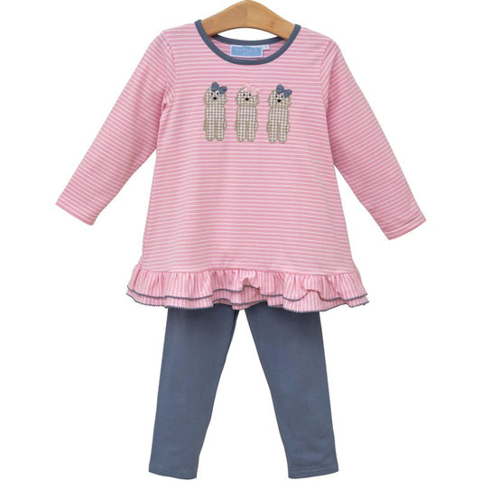 Dog Ruffle Pants Set - Doodlebug's Children's Boutique