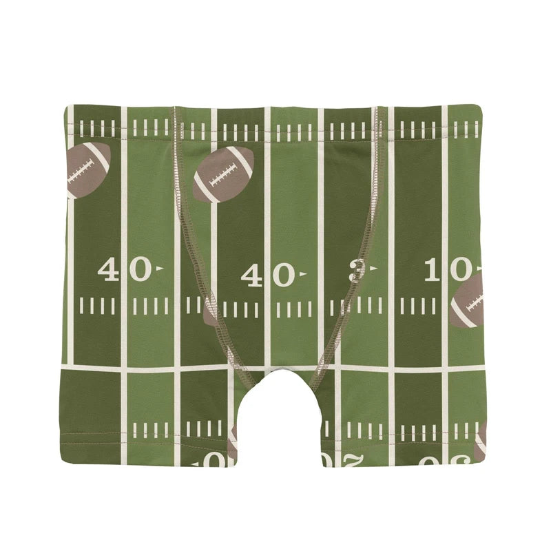 Print Boxer Brief Set of 3 in Pesto Football, Stormy Seas, & Fall Vibes Stripe - Doodlebug's Children's Boutique