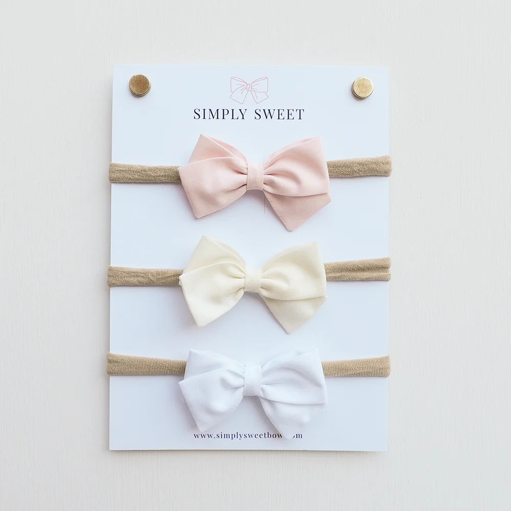 Newborn Mini Classics Headband Set - Doodlebug's Children's Boutique