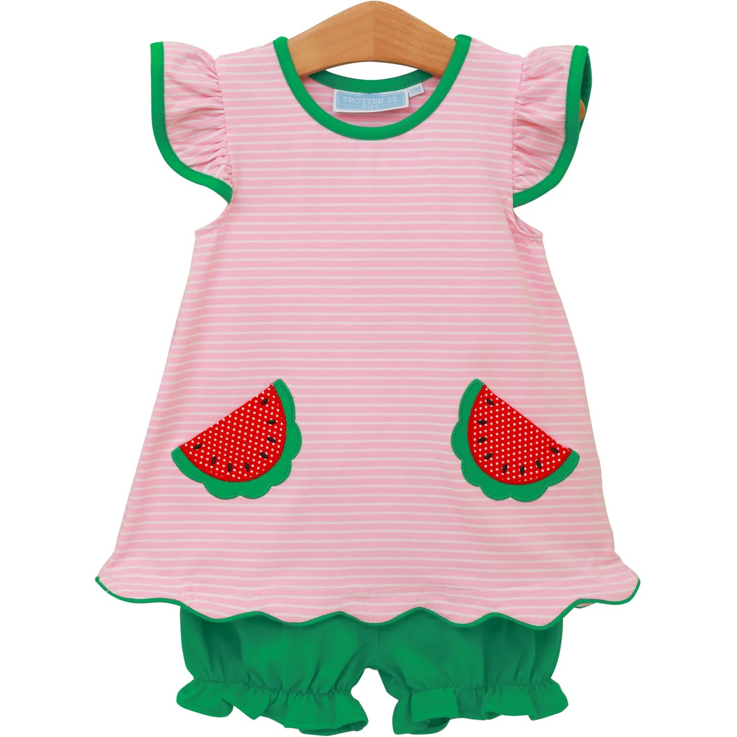 One in a Melon Bloomer Set - Doodlebug's Children's Boutique