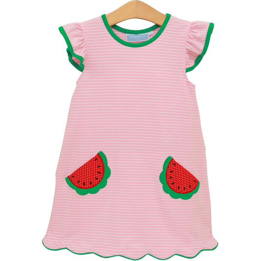 One in a Melon Dress - Doodlebug's Children's Boutique