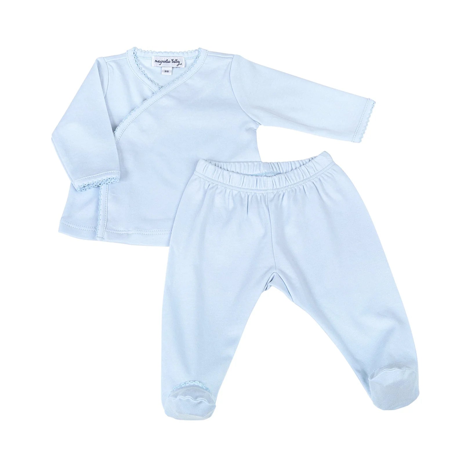 Blue Footed Pant Set  - Doodlebug's Children's Boutique