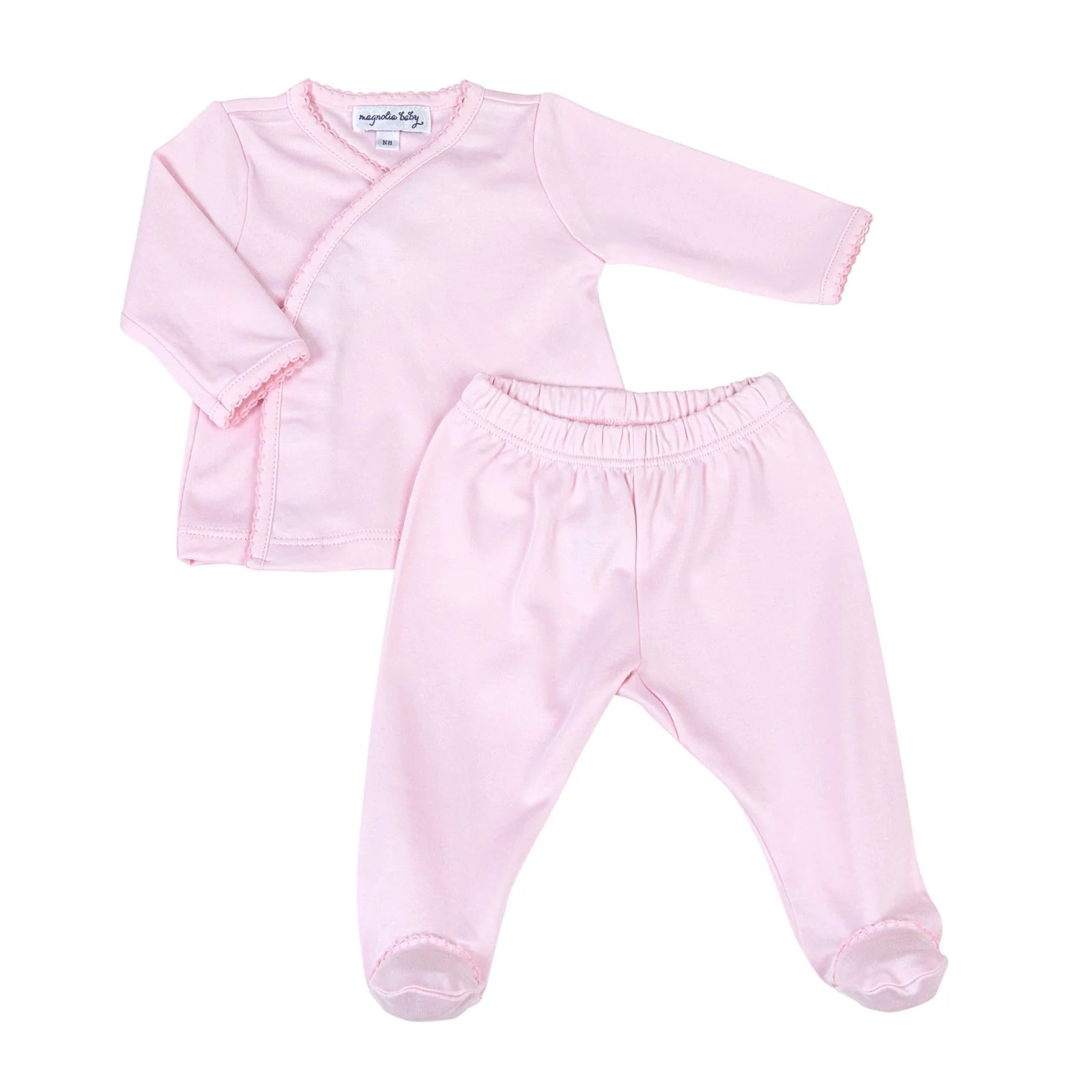 Pink Footed Pant Set  - Doodlebug's Children's Boutique