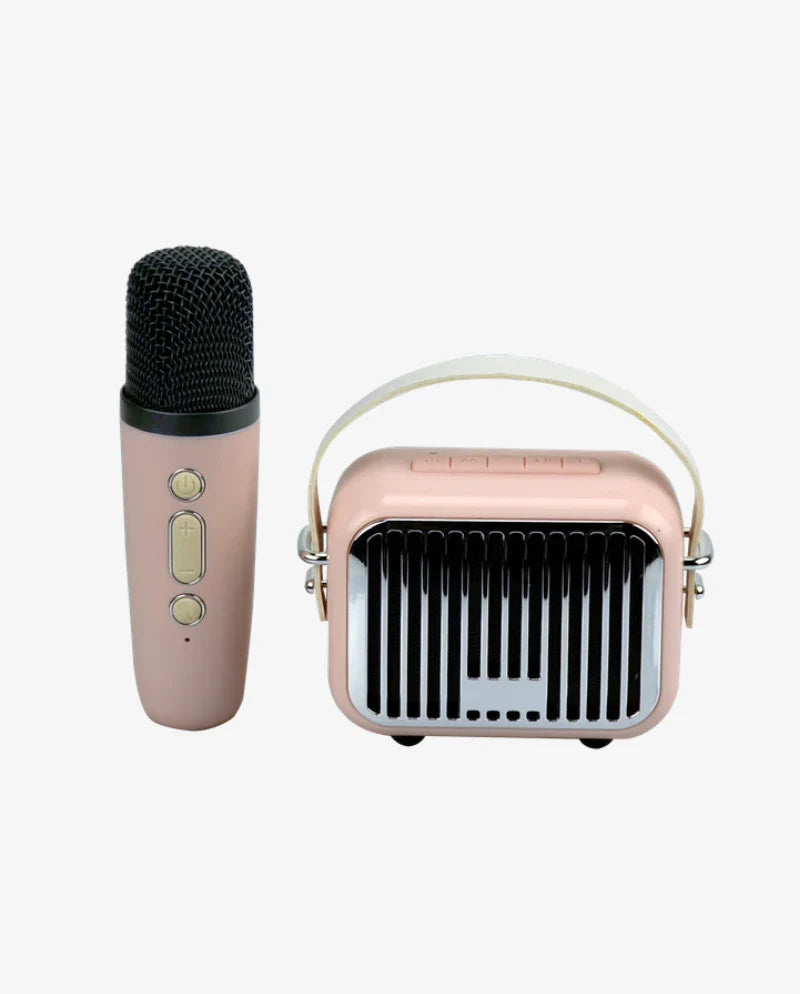 Pink Pocket Karaoke Microphone & Speaker Combo - Doodlebug's Children's Boutique