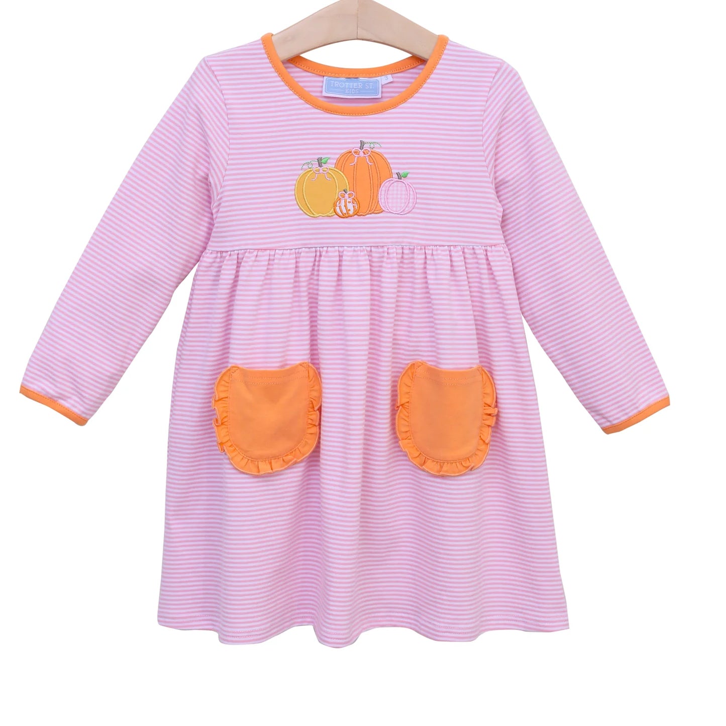 Pumpkin Patch Dress  - Doodlebug's Children's Boutique