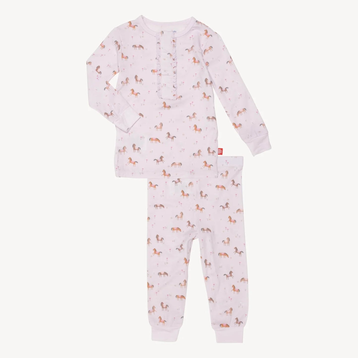 Purple Rein Modal Magnetic 2 Piece Pajama Set  - Doodlebug's Children's Boutique