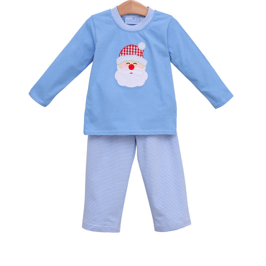 Santa Pants Set  - Doodlebug's Children's Boutique