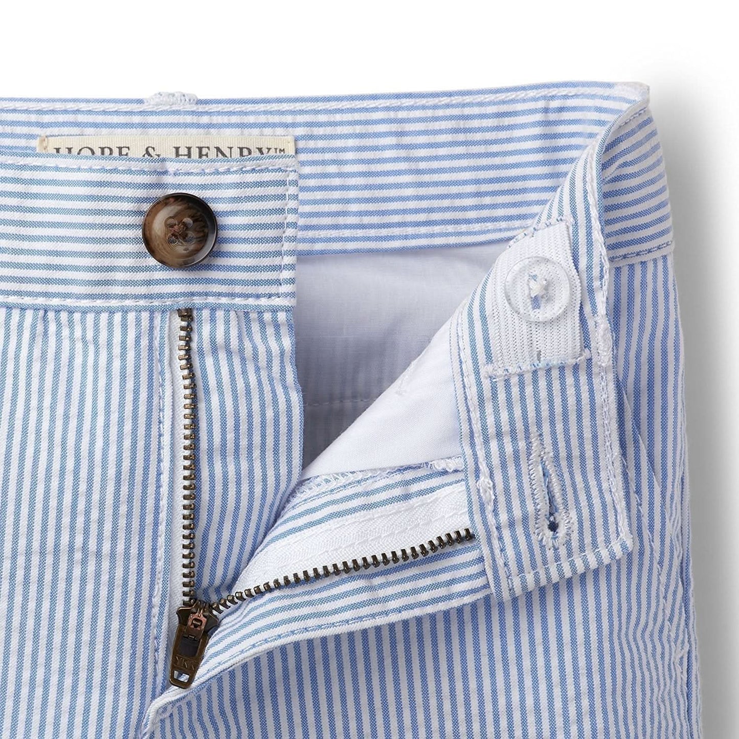 White Organic Stretch Chino Short - Doodlebug's Children's Boutique