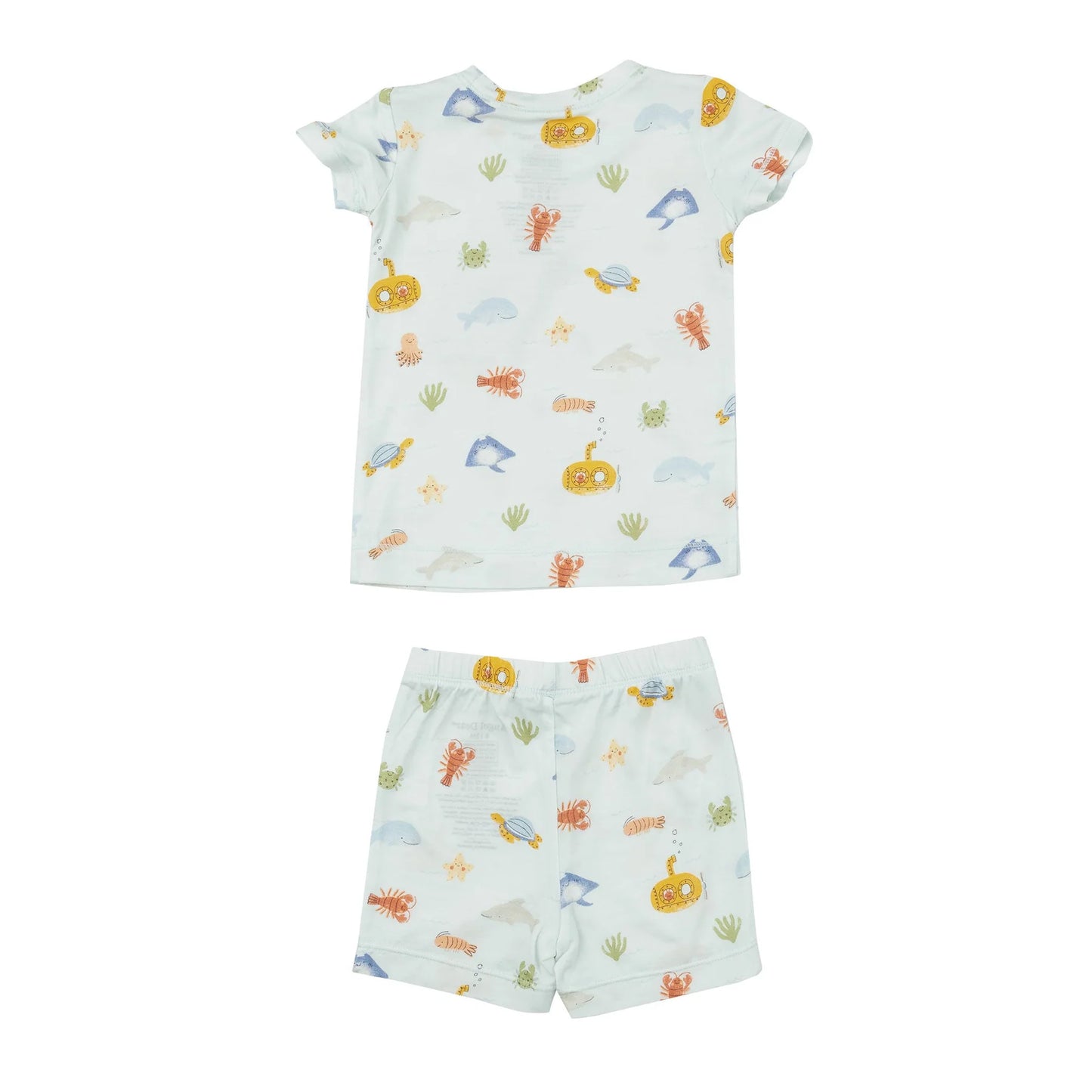 Loungewear Short Set in Inky Ocean  - Doodlebug's Children's Boutique