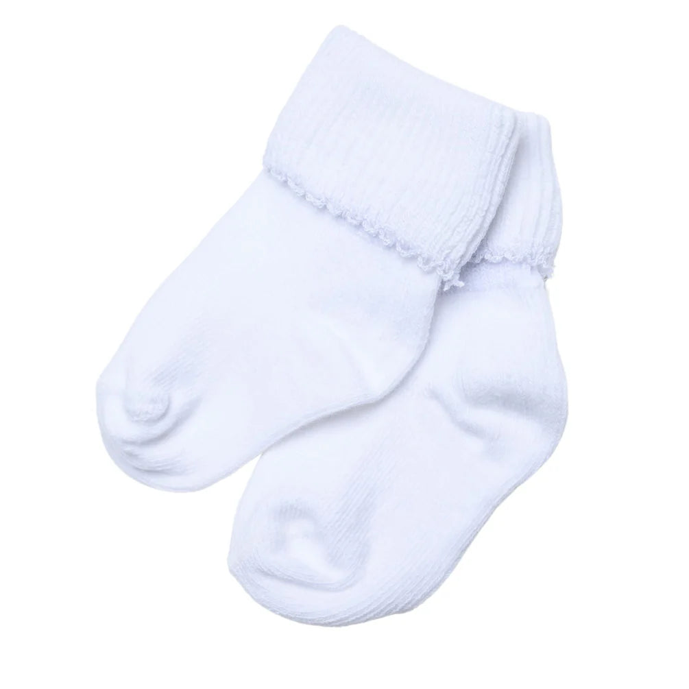 White Trim Essentials Socks - Doodlebug's Children's Boutique