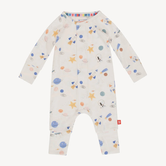 Stellar Tails Modal Magnetic Coverall  - Doodlebug's Children's Boutique