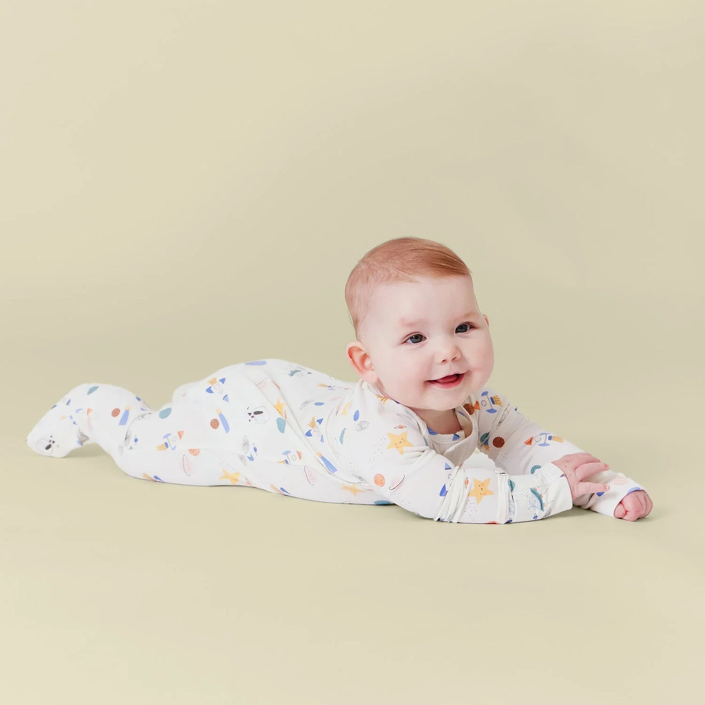 Stellar Tails Modal Magnetic Coverall  - Doodlebug's Children's Boutique