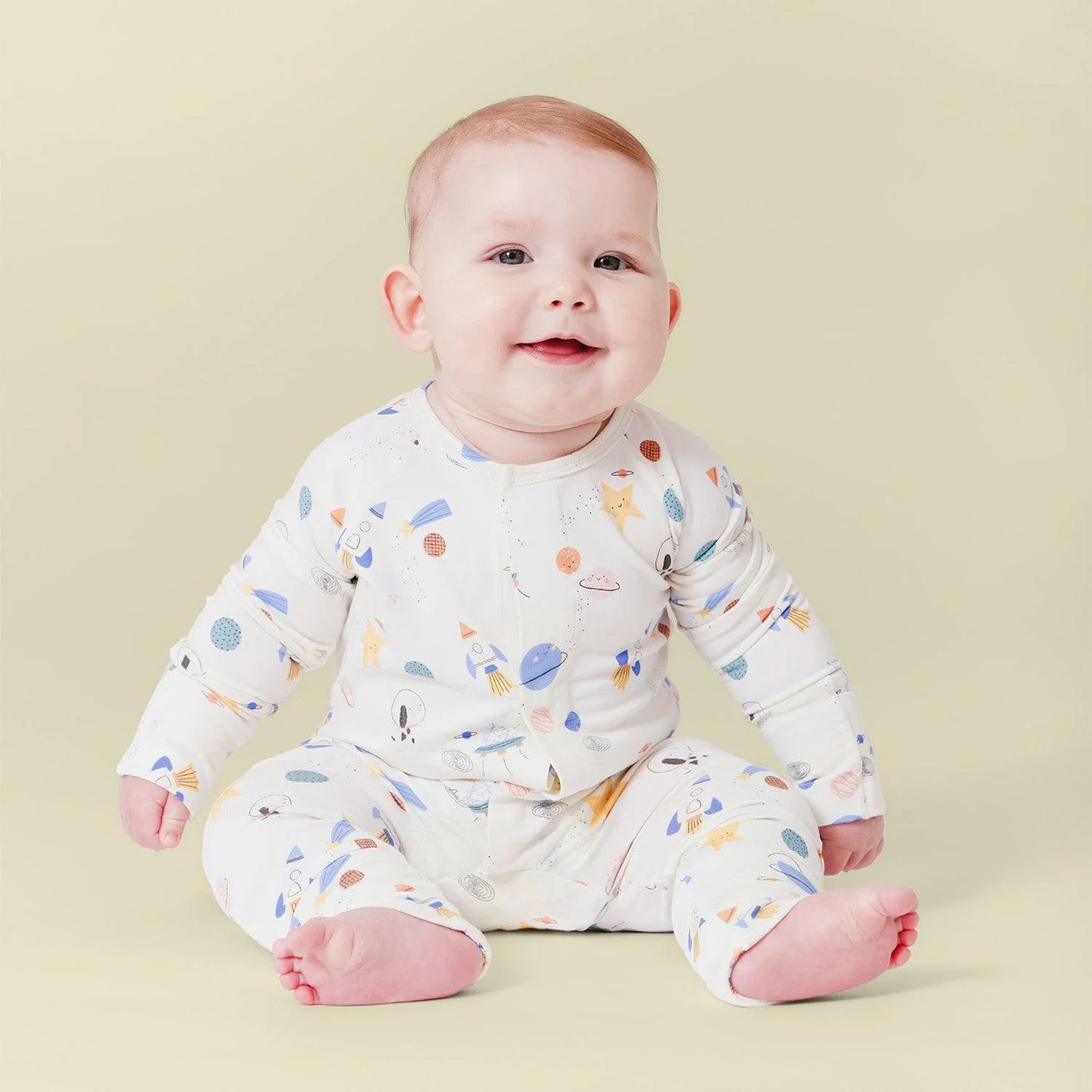 Stellar Tails Modal Magnetic Coverall  - Doodlebug's Children's Boutique