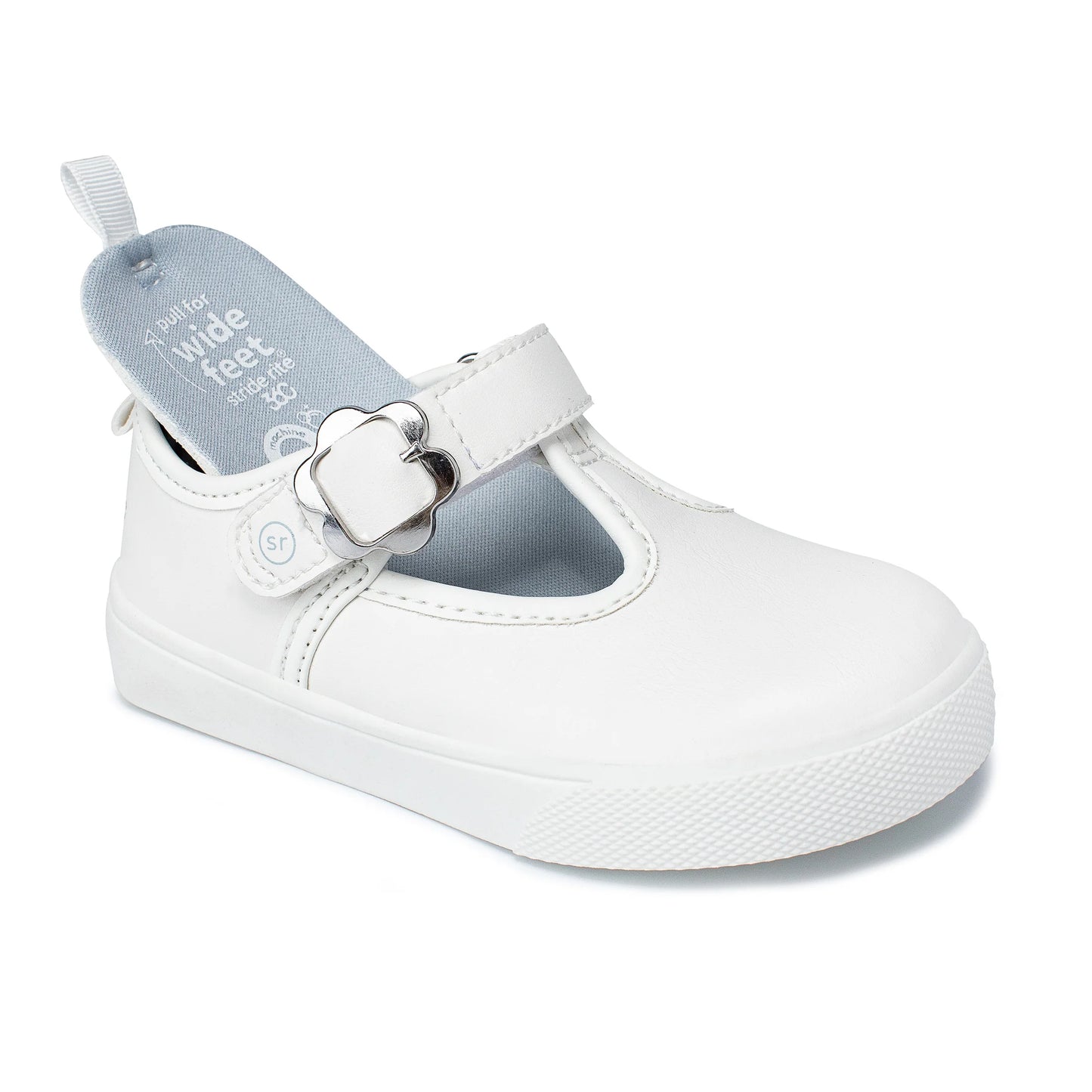 White Gia Mary Jane Shoe