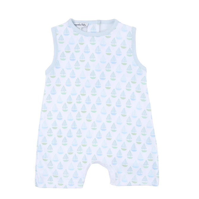 Sweet Sailing Sleeveless Playsuit  - Doodlebug's Children's Boutique