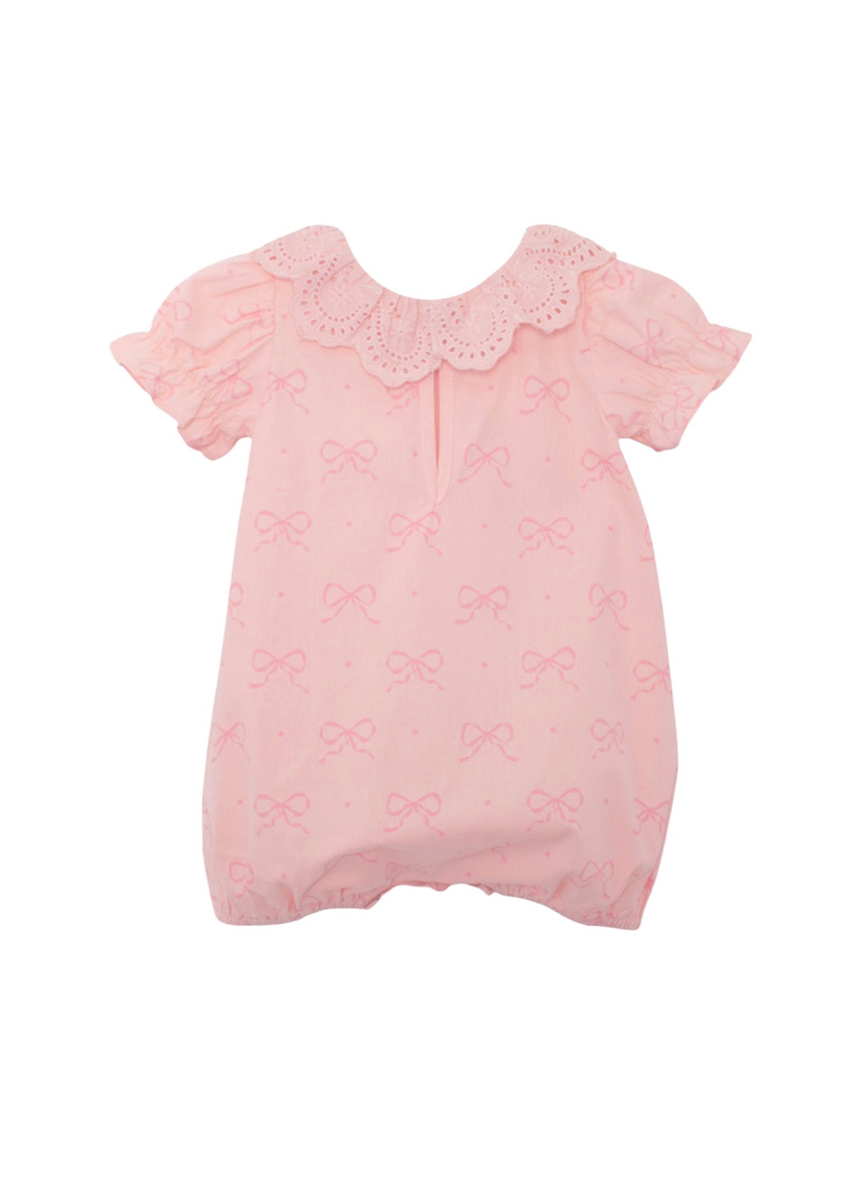 Lacy Bow Kisses Romper