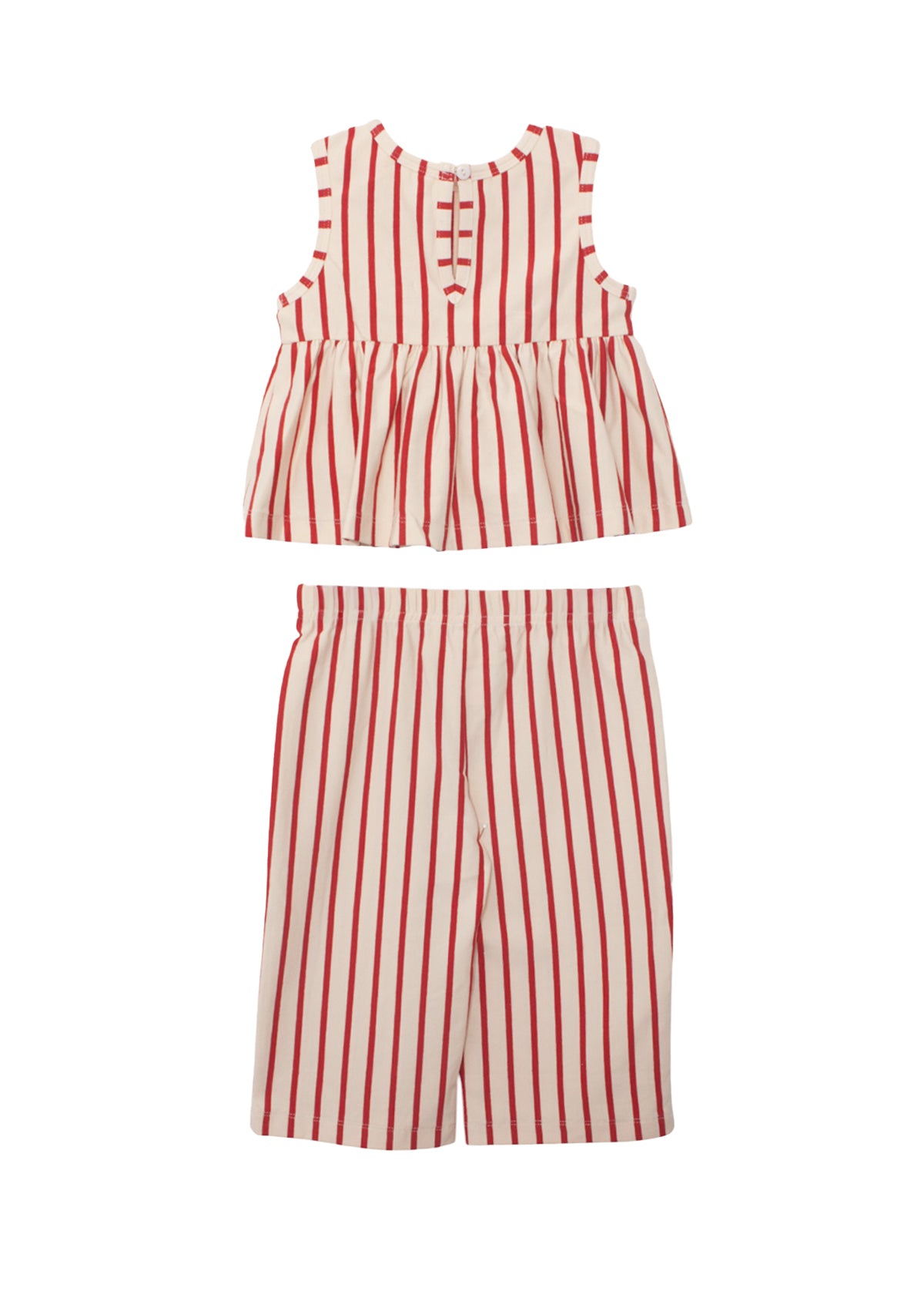 Terracotta Stripe Two-Piece Set
