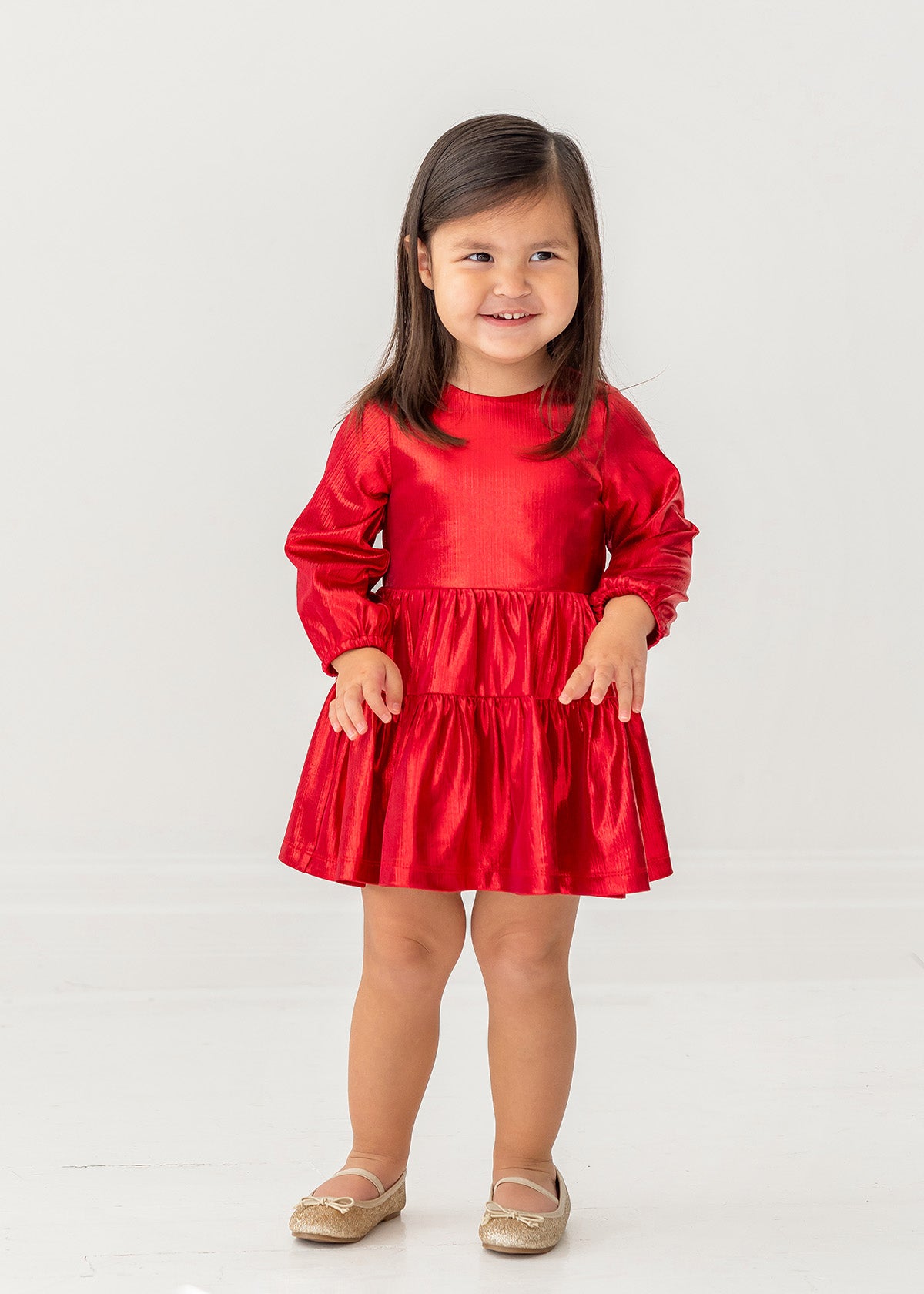 Ruby Red Dress - Doodlebug's Children's Boutique