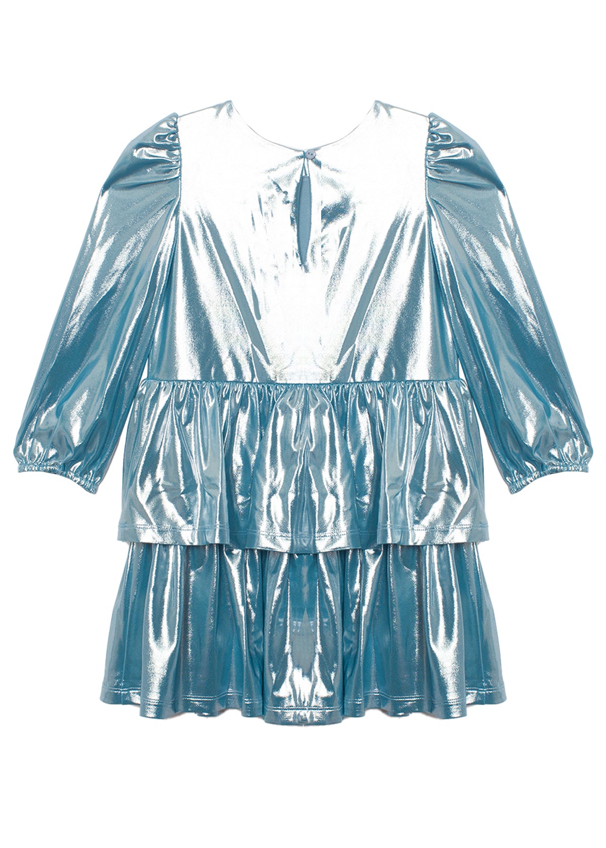 Blue Stardust Dress - Doodlebug's Children's Boutique