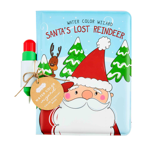 Santa's Reindeer Water Color Wizard Book  - Doodlebug's Children's Boutique