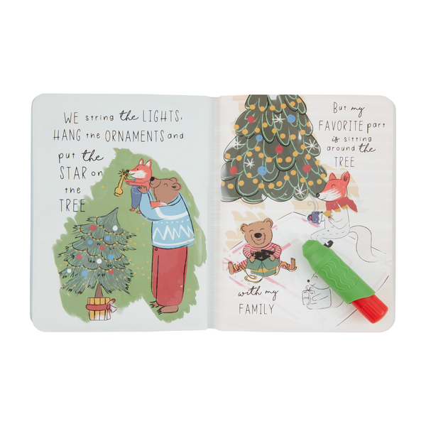 Santa's Tree Water Color Wizard Book  - Doodlebug's Children's Boutique