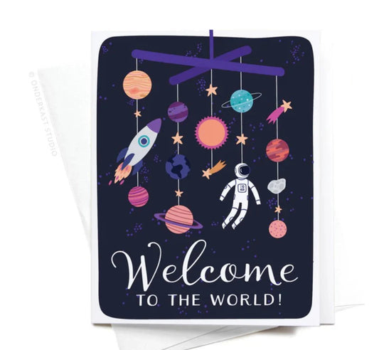 Welcome to the World Greeting Card - Doodlebug's Children's Boutique