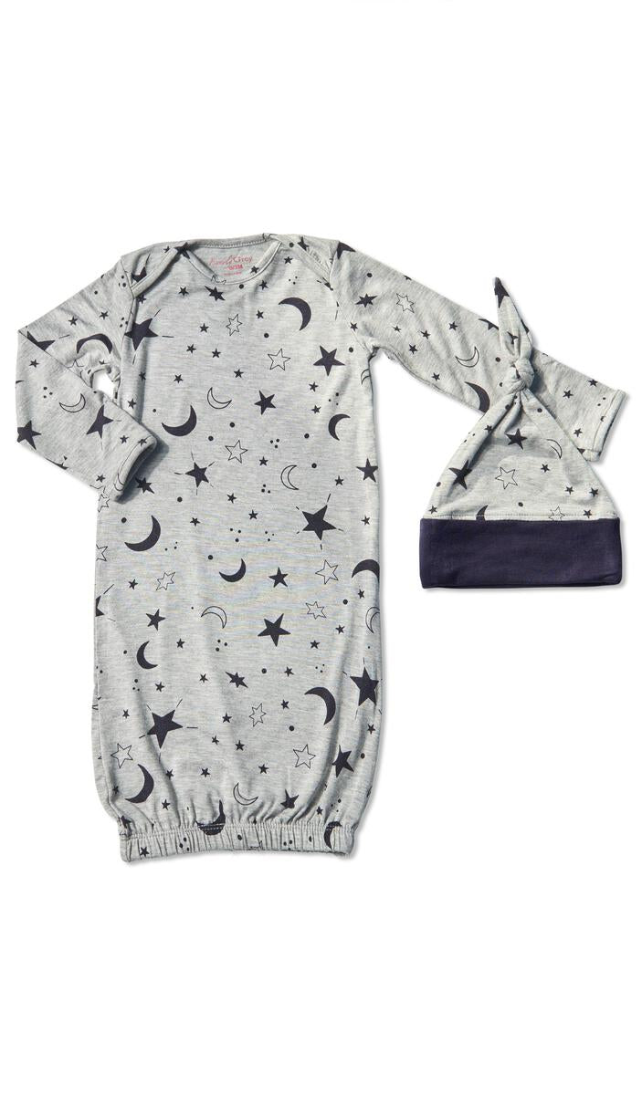 Gown Set in Twinkle Night  - Doodlebug's Children's Boutique