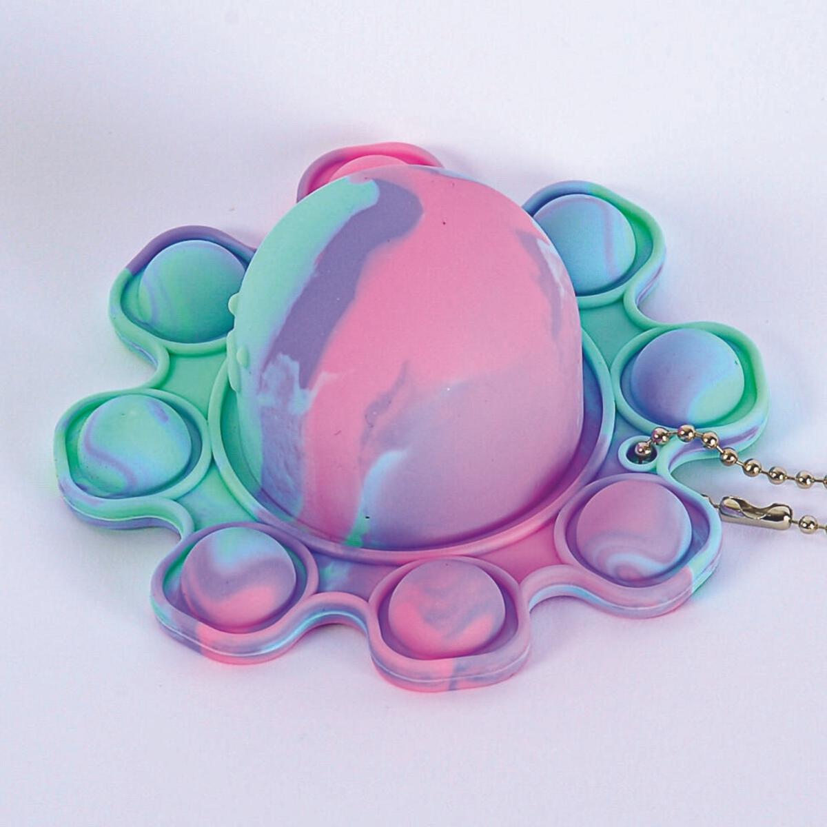 Octo-Pop Keychain Tie Dye - Doodlebug's Children's Boutique