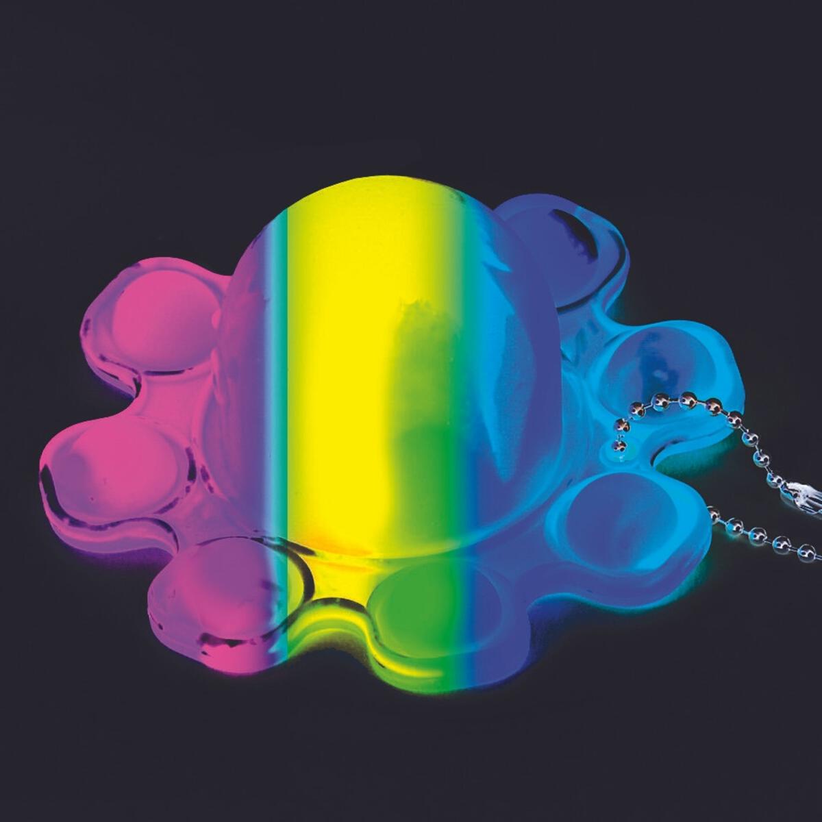 Octo-Pop Keychain Glow Rainbow - Doodlebug's Children's Boutique