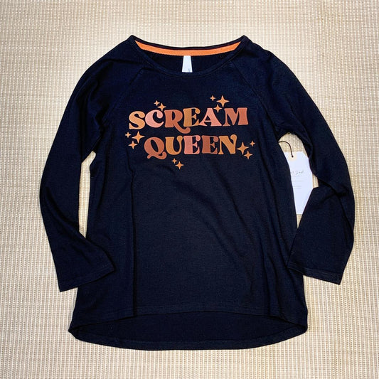 Scream Queen Long Sleeve Tee  - Doodlebug's Children's Boutique