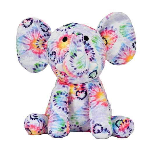 Heart Tie Dye Elephant  - Doodlebug's Children's Boutique