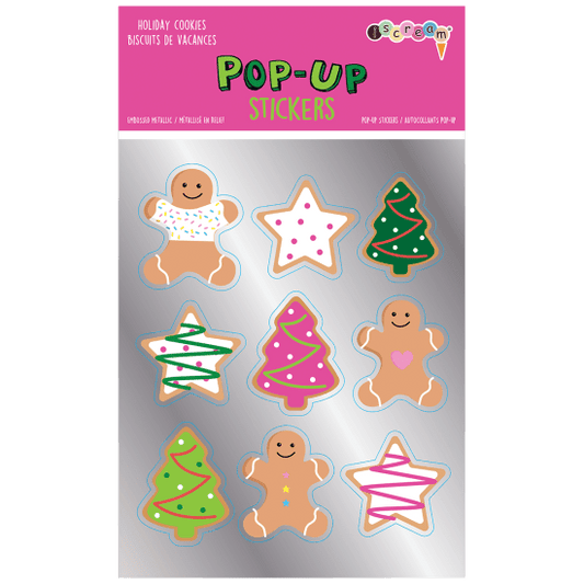 Holiday Cookies Pop Up Stickers  - Doodlebug's Children's Boutique