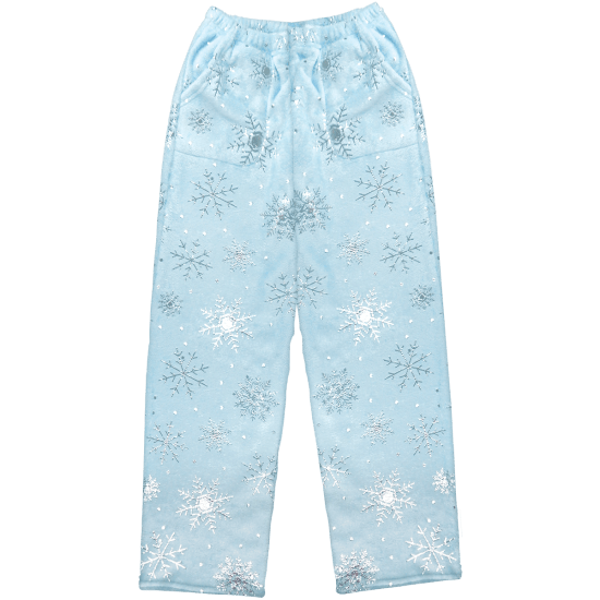 Snowflakes Plush Pants  - Doodlebug's Children's Boutique