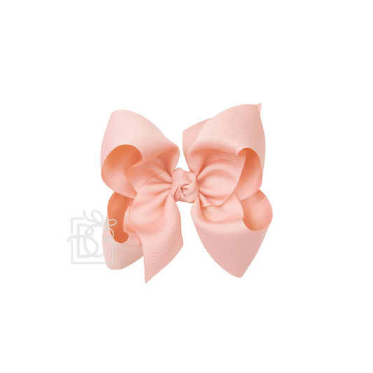 Huge Bow in Light Coral  - Doodlebug's Children's Boutique