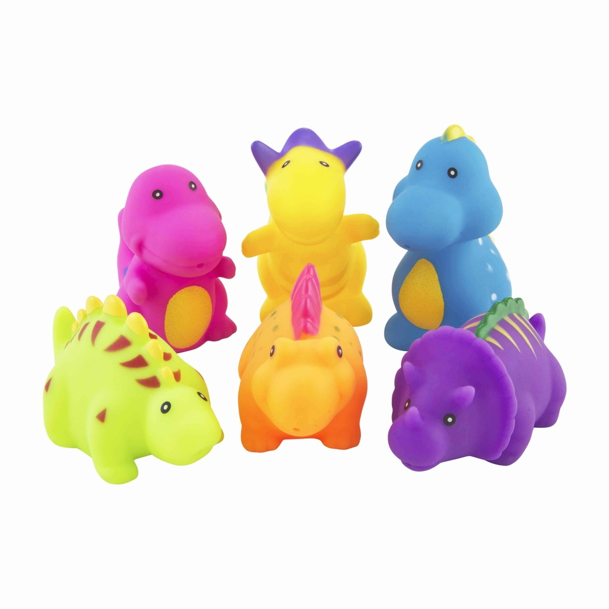 Dino Rubber Bath Toys  - Doodlebug's Children's Boutique