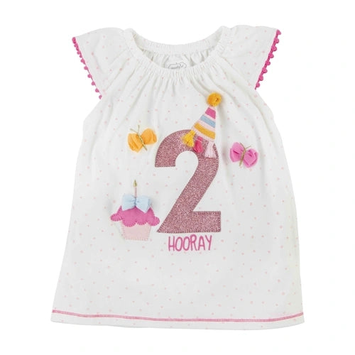2nd Birthday Tunic  - Doodlebug's Children's Boutique