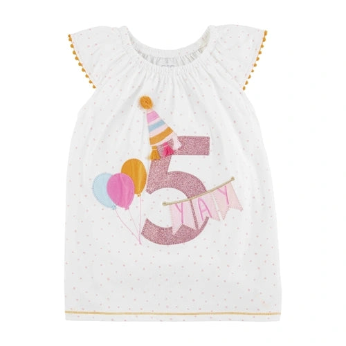 5th Birthday Tunic  - Doodlebug's Children's Boutique