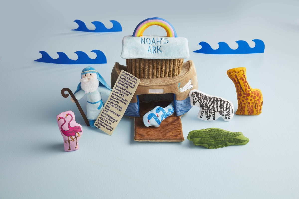 Noah's Ark Plush Set  - Doodlebug's Children's Boutique