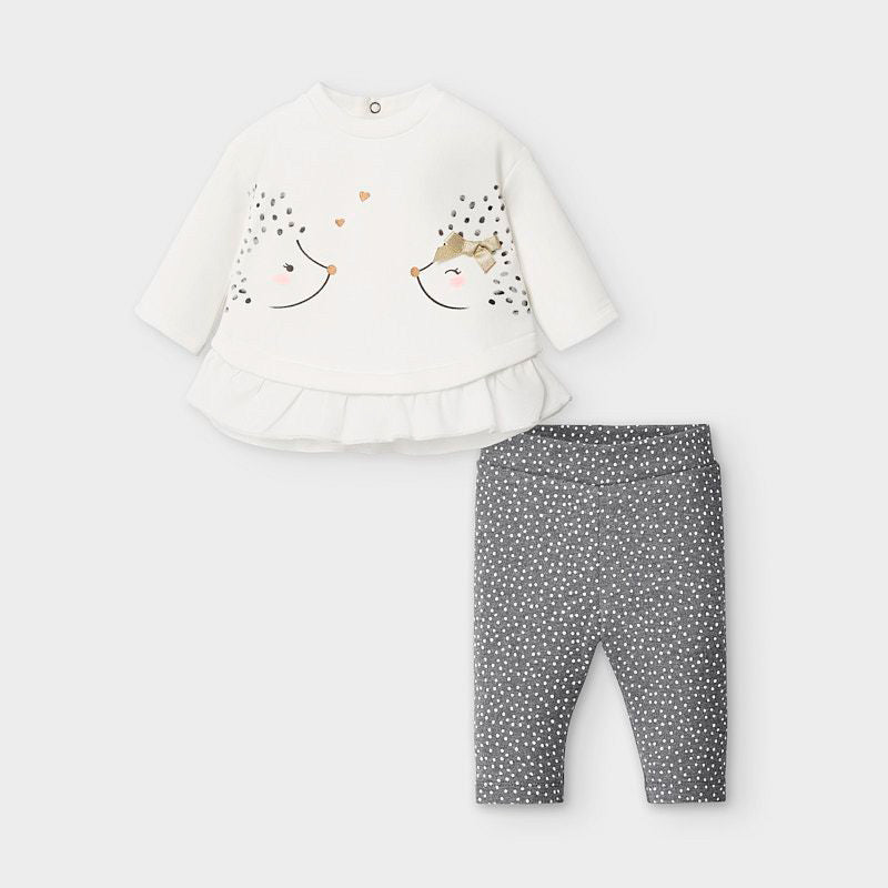 Hedgehog Shirt and Leggings Set  - Doodlebug's Children's Boutique