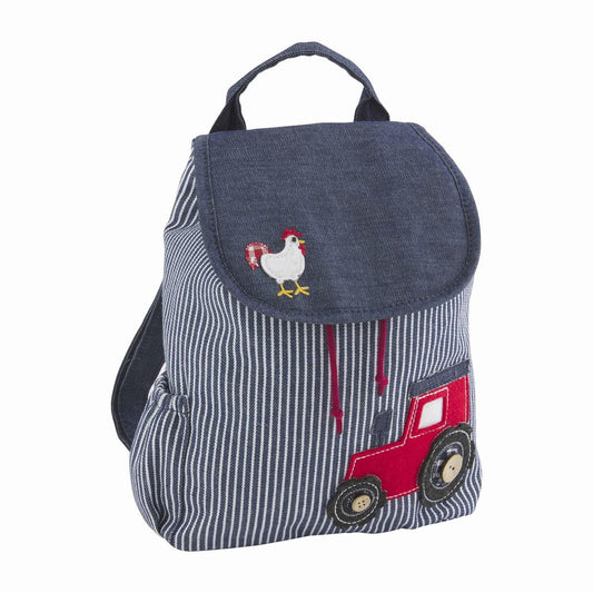 Tractor Drawstring Backpack  - Doodlebug's Children's Boutique