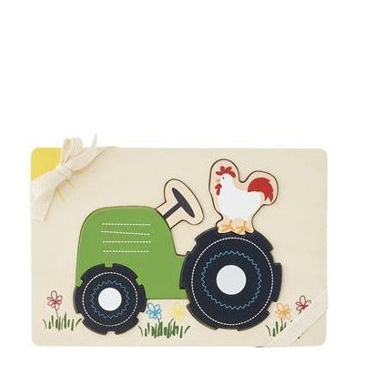 Farmhouse Tractor Puzzle  - Doodlebug's Children's Boutique