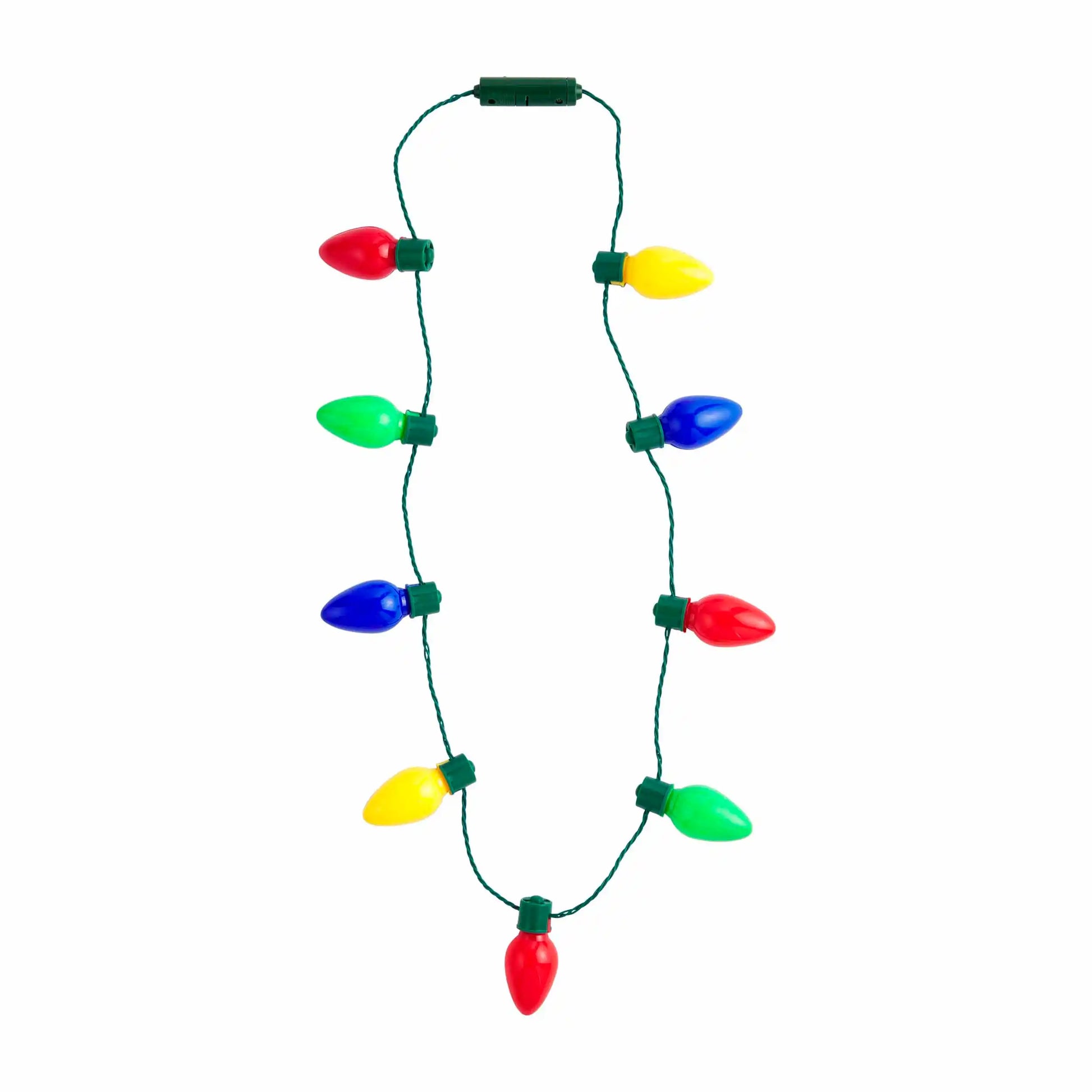 Light Up Christmas Bulb Necklace  - Doodlebug's Children's Boutique