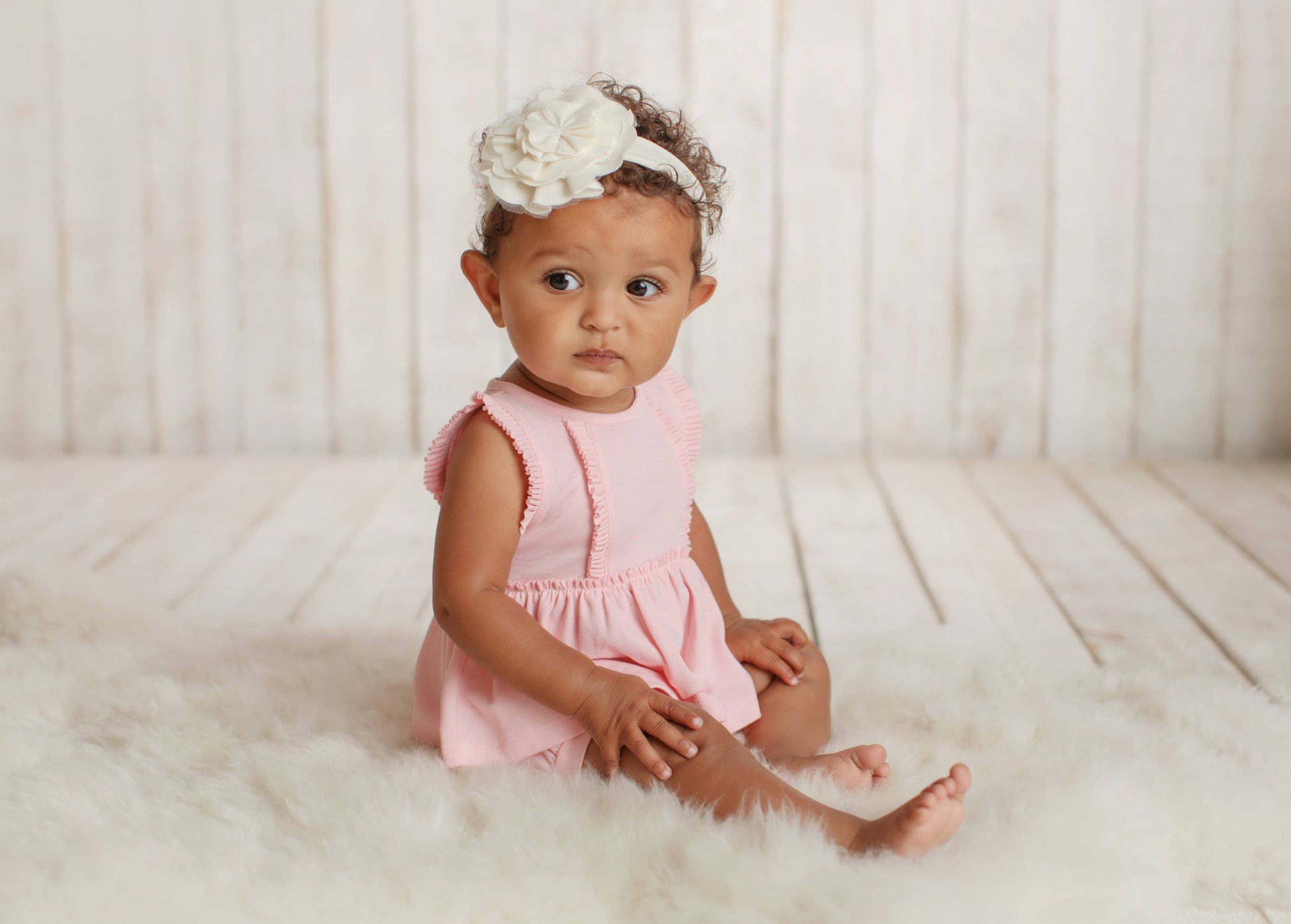 Daisy Dress Set in Rose Shadow  - Doodlebug's Children's Boutique