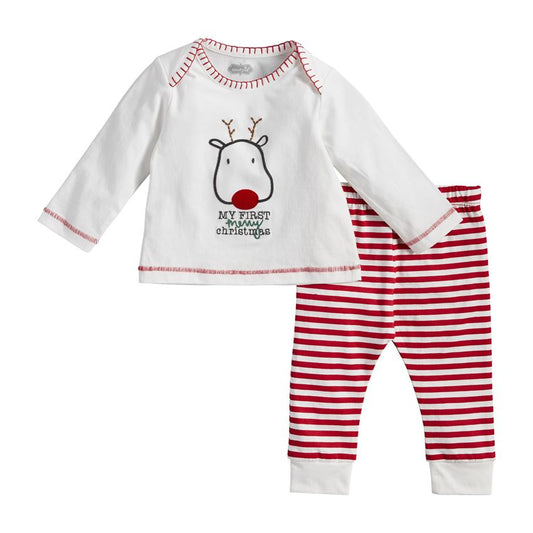 First Christmas Two Piece Set  - Doodlebug's Children's Boutique