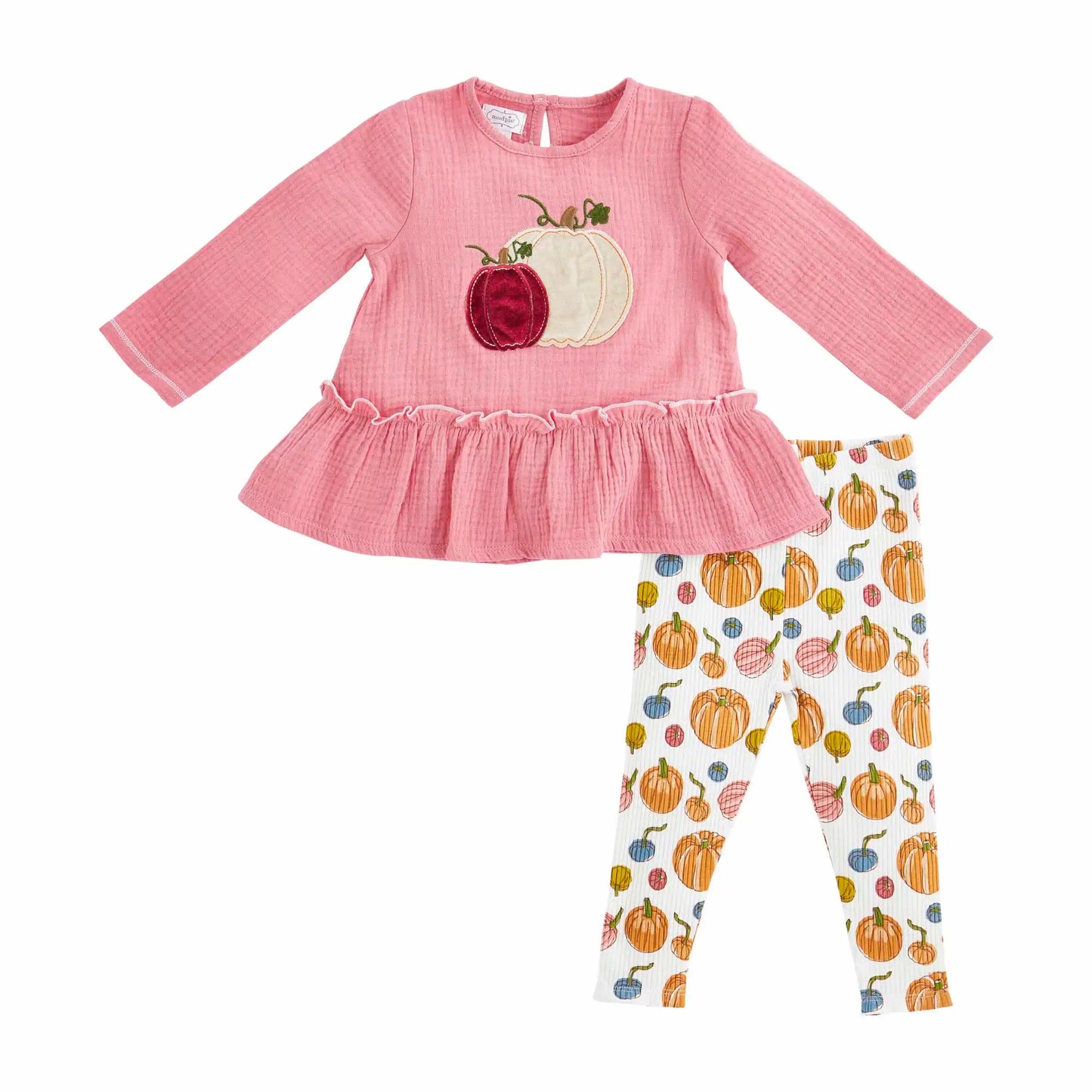 Pumpkin Tunic and Leggings Set  - Doodlebug's Children's Boutique
