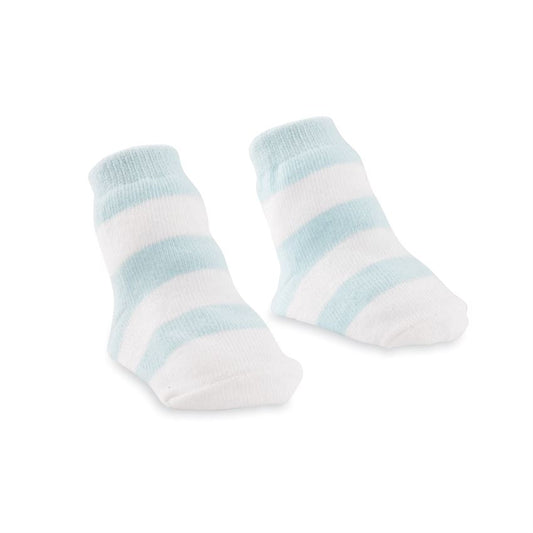 Blue Thick Stripe Socks  - Doodlebug's Children's Boutique
