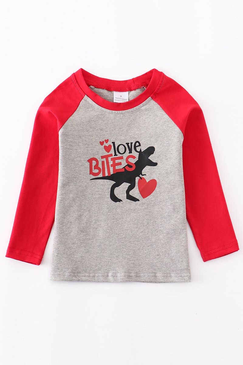 Love Bites Raglan Shirt  - Doodlebug's Children's Boutique