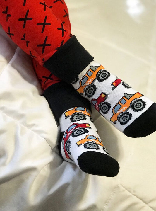 Monster Truck Socks  - Doodlebug's Children's Boutique