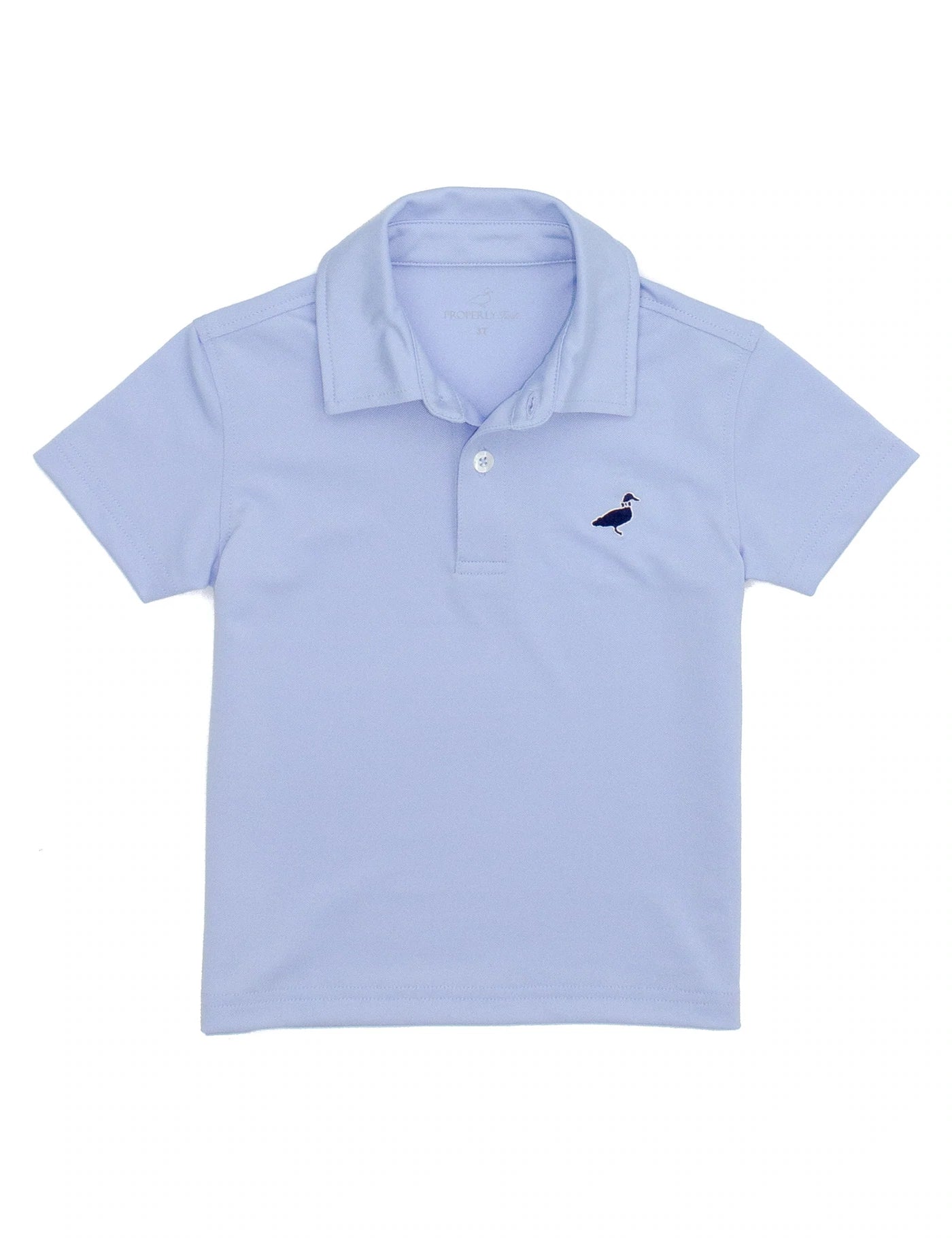 Canal Polo in Light Blue  - Doodlebug's Children's Boutique